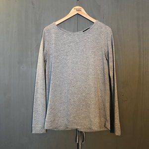 Pink Clover Alberta Lace Up Back Knit Top